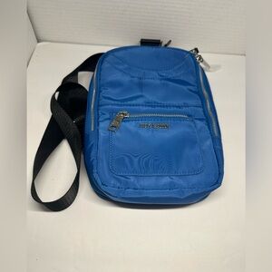 Steve Madden Unisex Crossbody Mini Backpack Sling Bag in Sapphire Blue